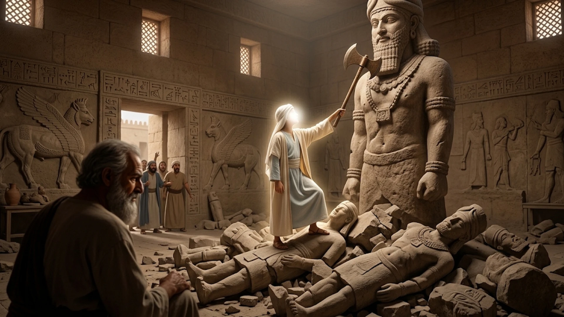 កណ្ឌទី ២ ៖ ការវាយកម្ទេចរូបសំណាក និងការតស៊ូជាមួយឪពុក និងប្រជាជន